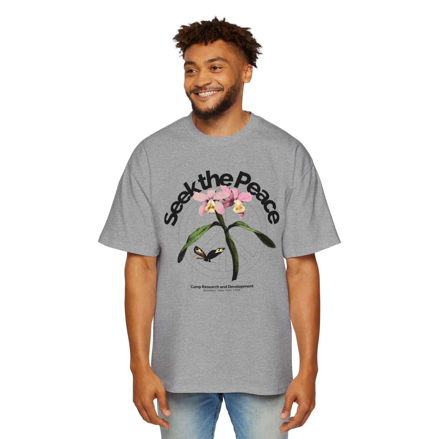 Seek The Peace Oversized Tee