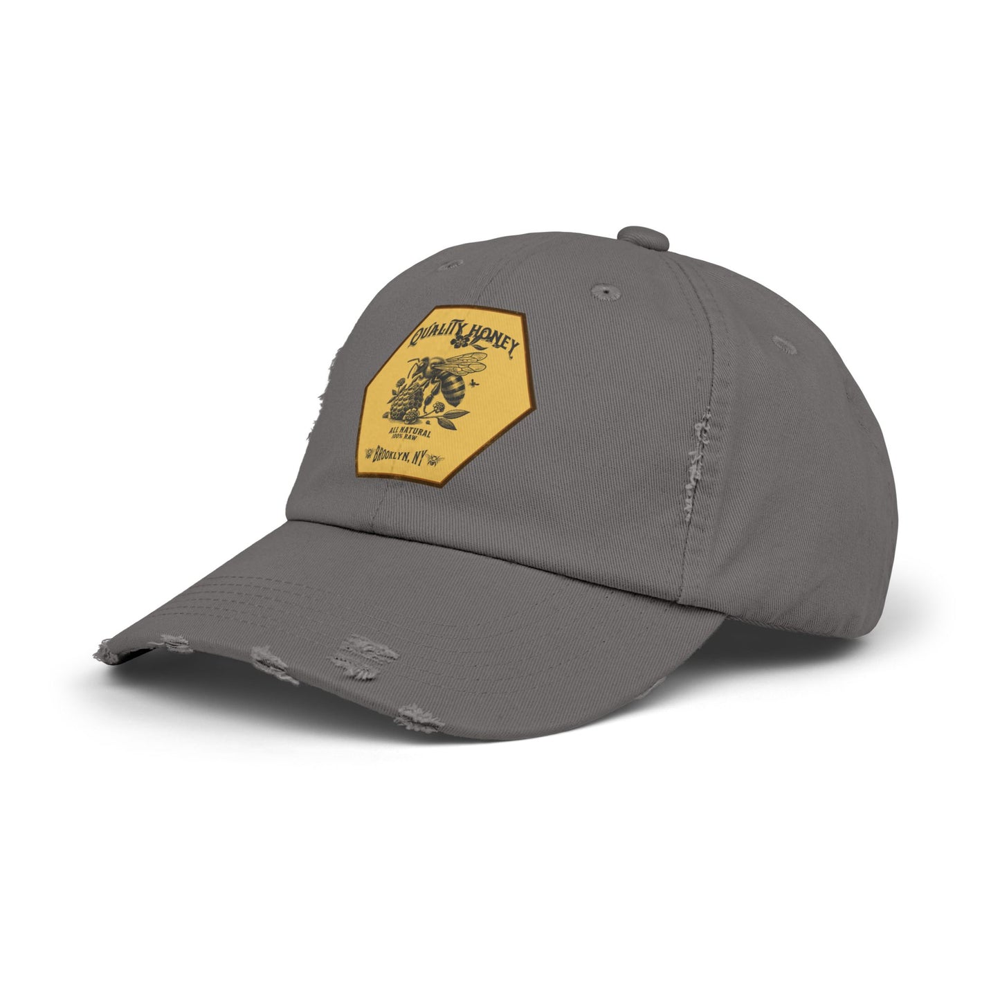 Quality Honey Distressed Cap