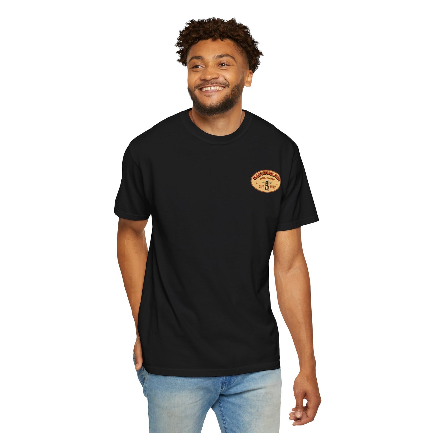 Moai Camp Comfort Color Tee