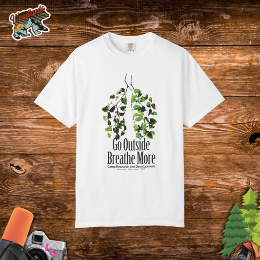 'Go Outside Breathe More' Comfort Tee