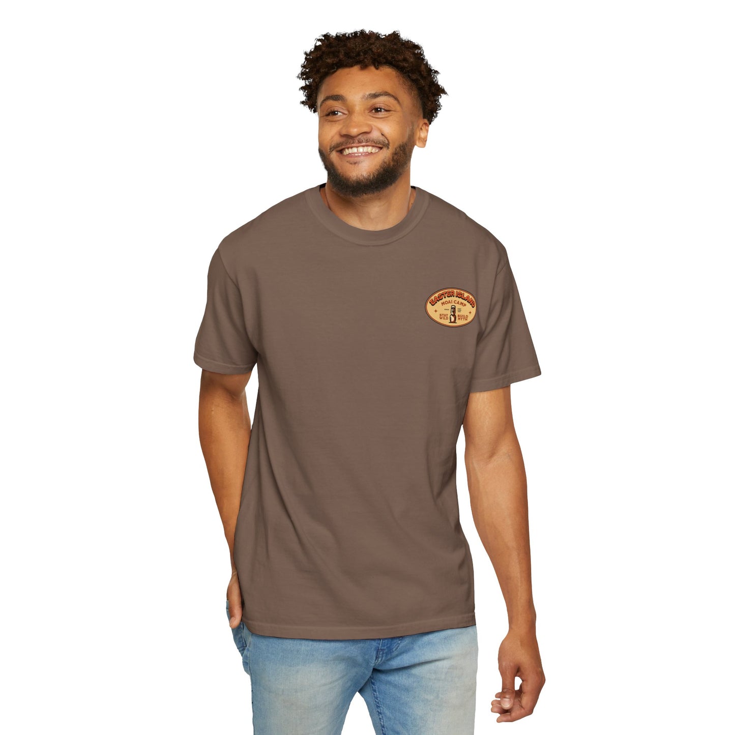 Moai Camp Comfort Color Tee