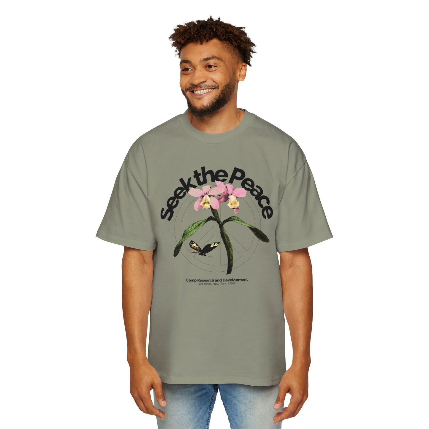 Seek The Peace Oversized Tee