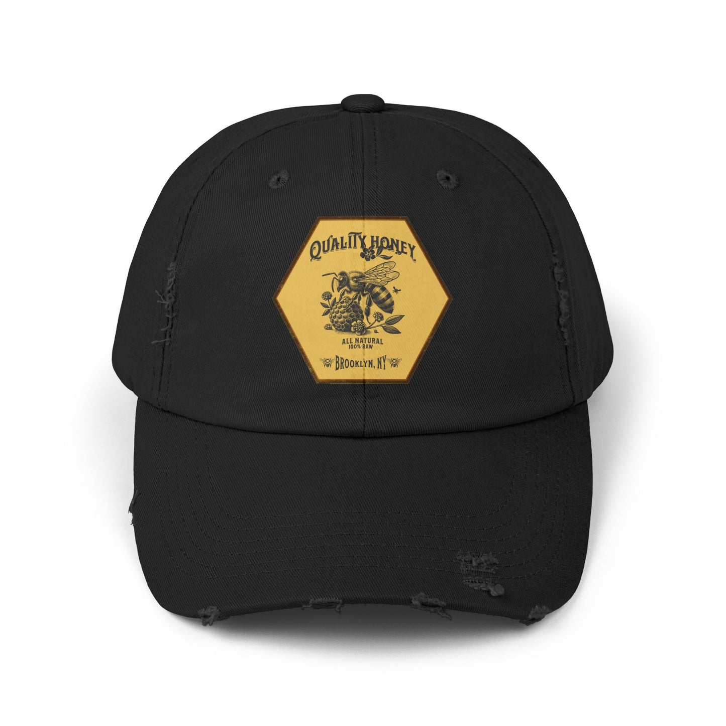 Quality Honey Distressed Cap