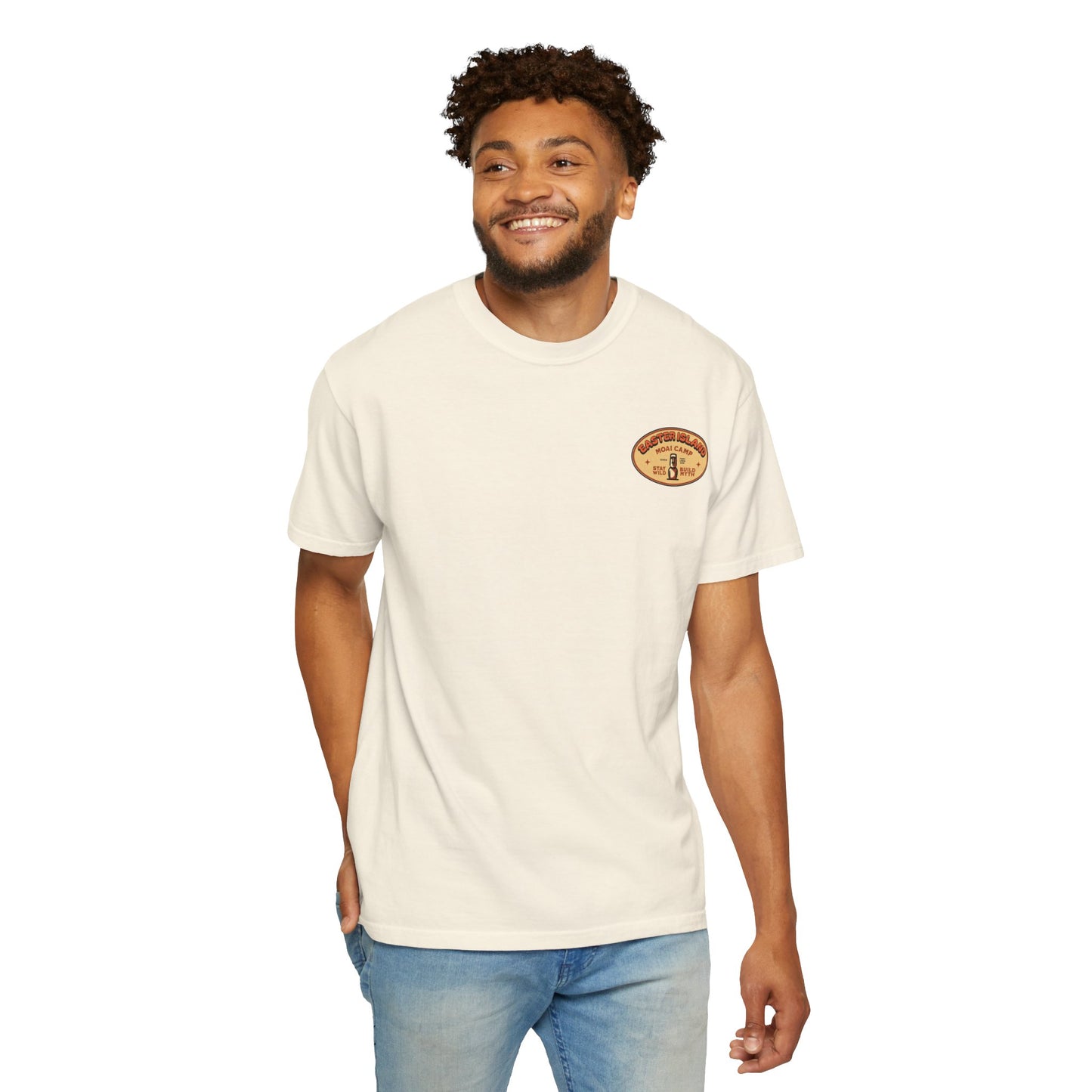 Moai Camp Comfort Color Tee