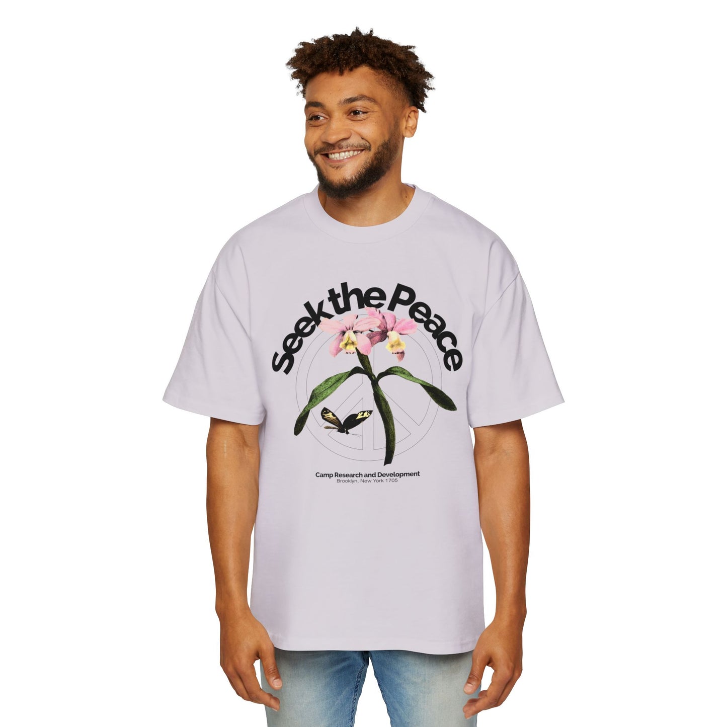 Seek The Peace Oversized Tee