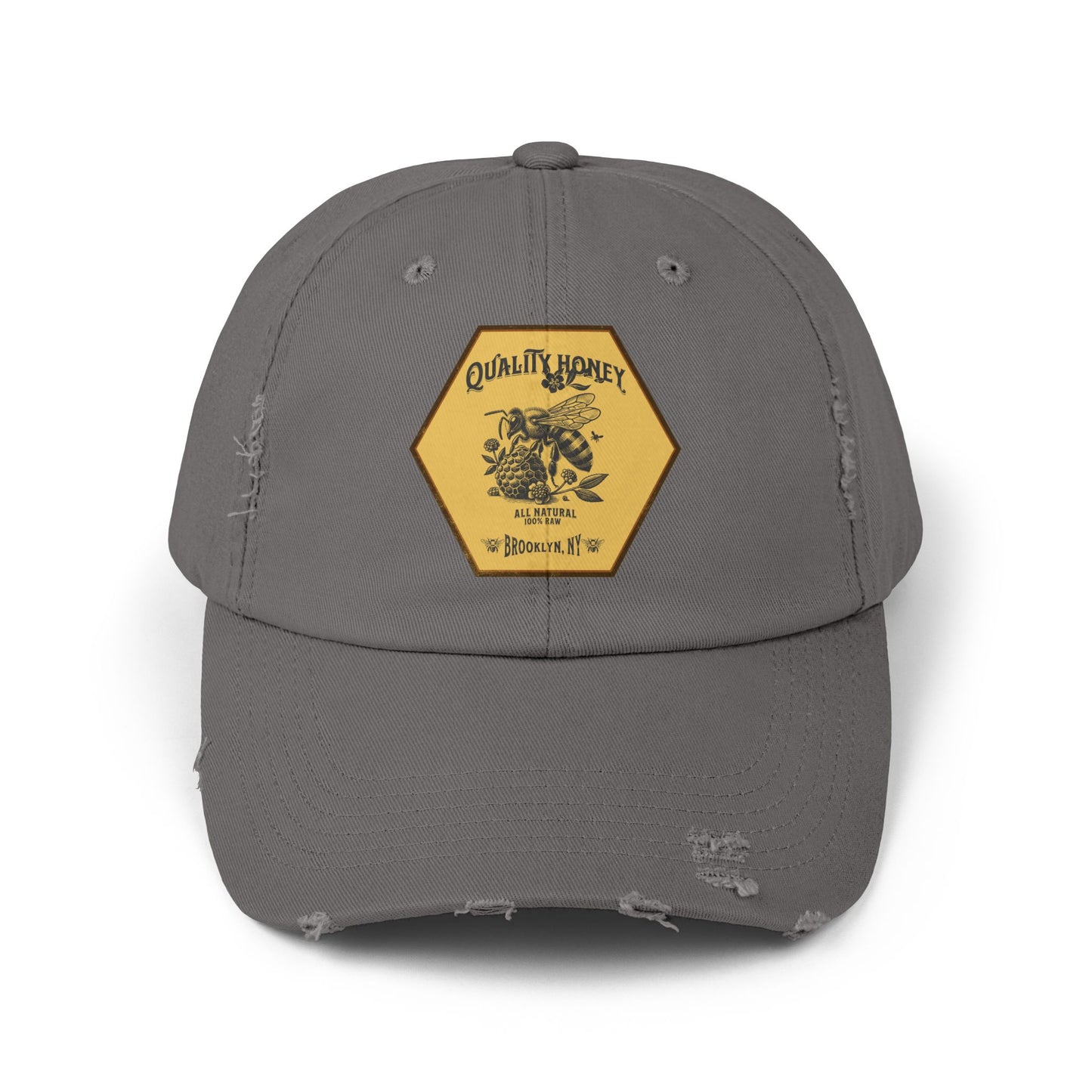 Quality Honey Distressed Cap