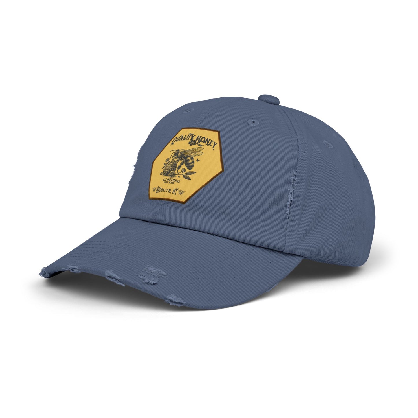 Quality Honey Distressed Cap