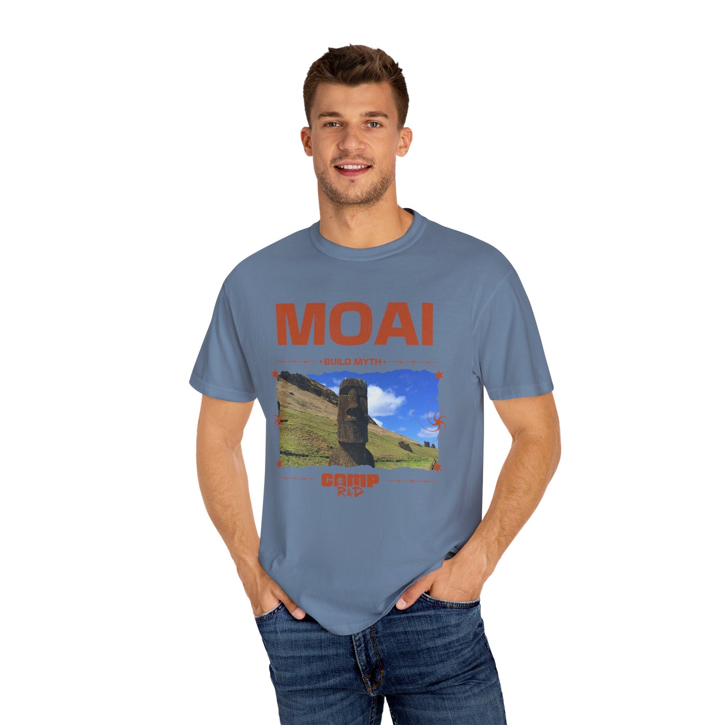Moai Myth Comfort Color Tee