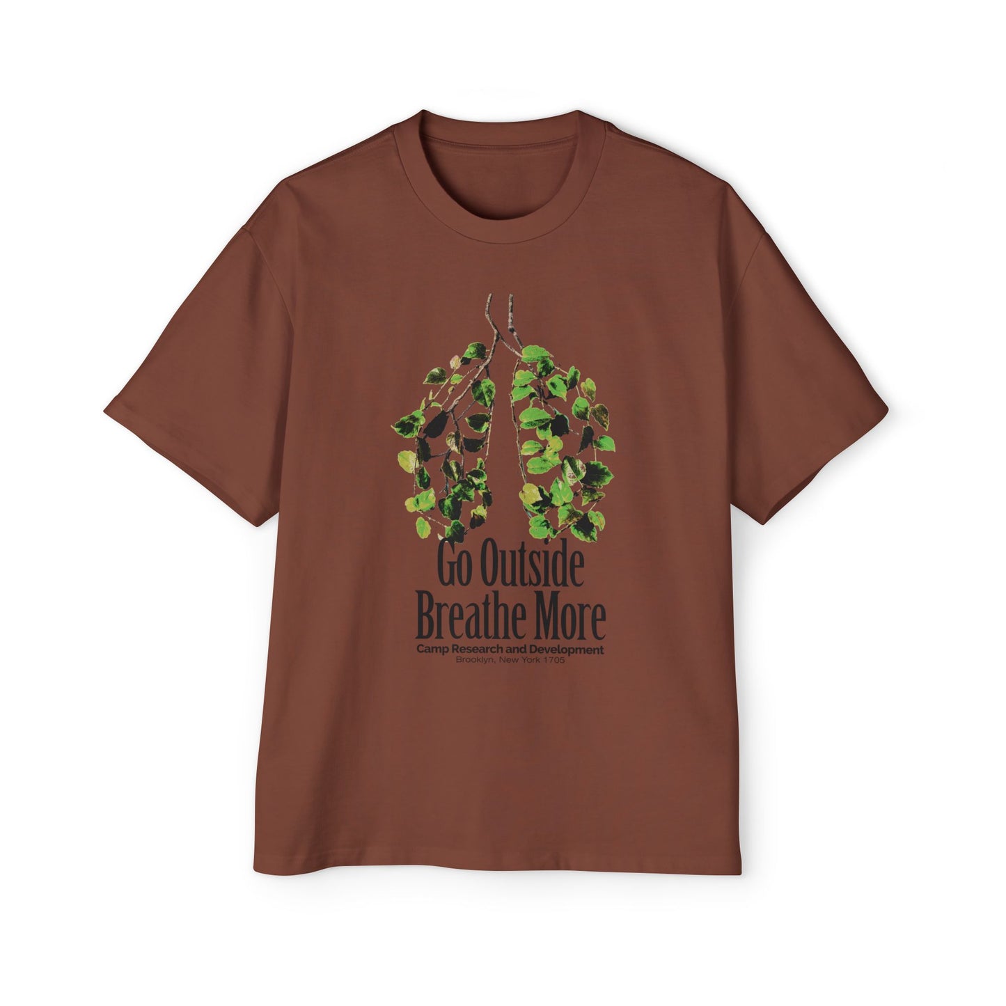 Go Outside Breathe More Oversized Tee