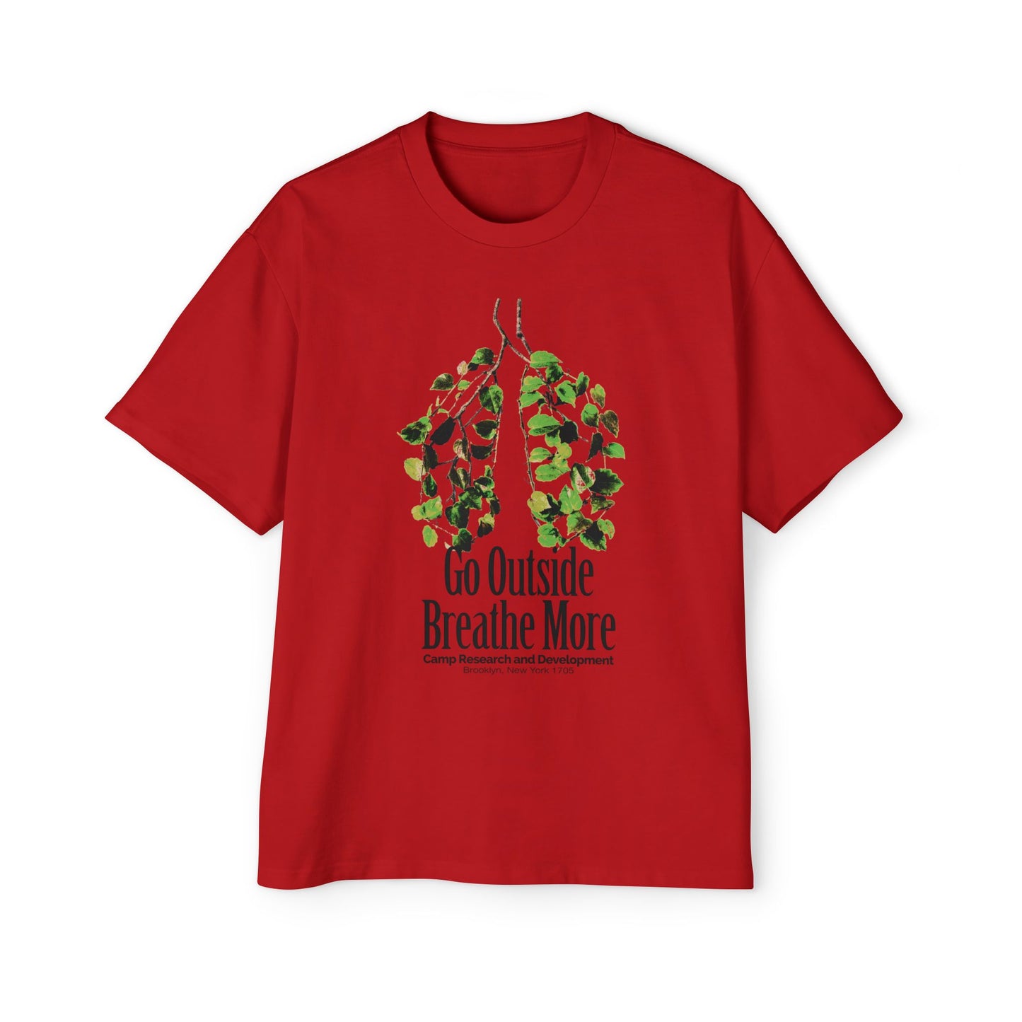 Go Outside Breathe More Oversized Tee