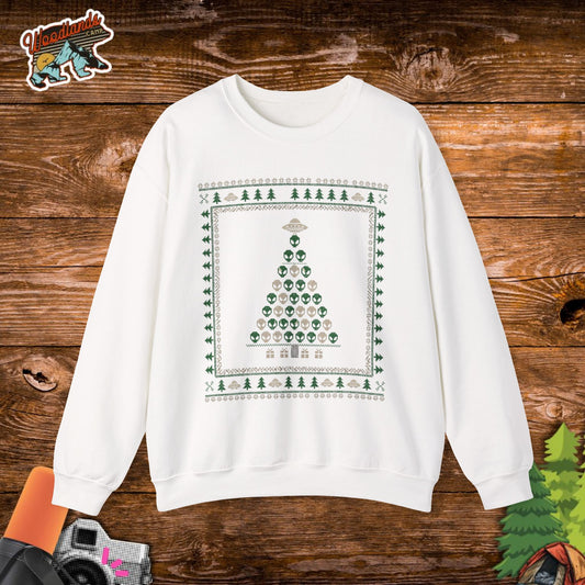Alien Tree Christmas Sweater