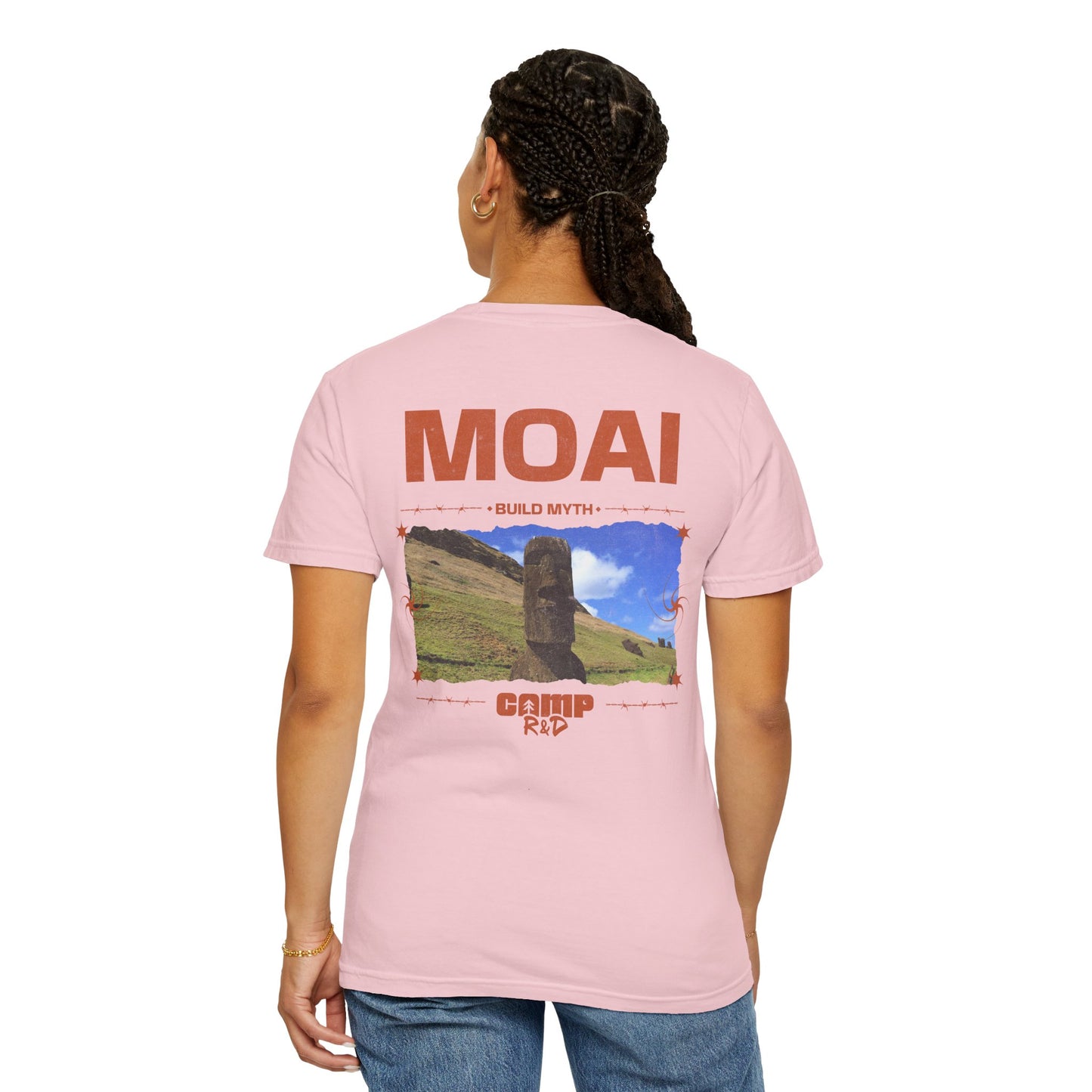 Moai Camp Comfort Color Tee