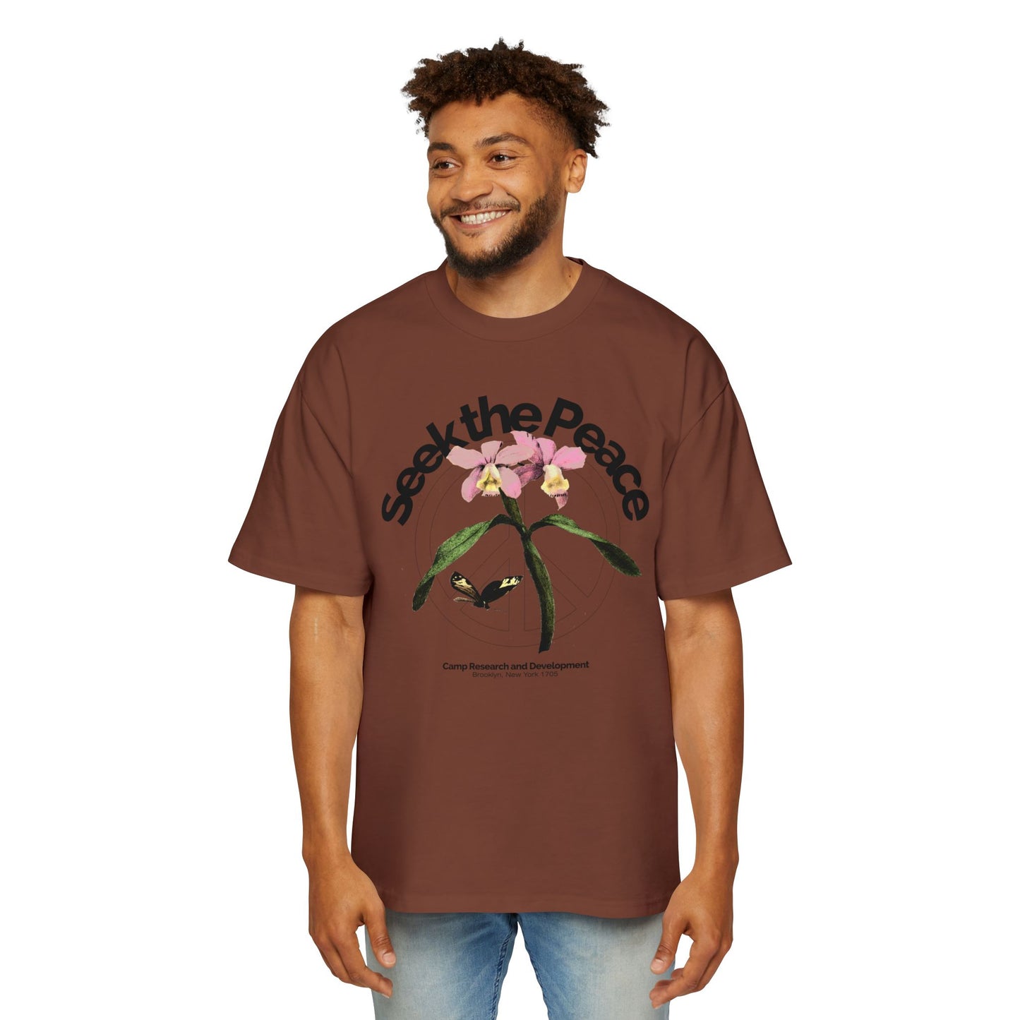 Seek The Peace Oversized Tee