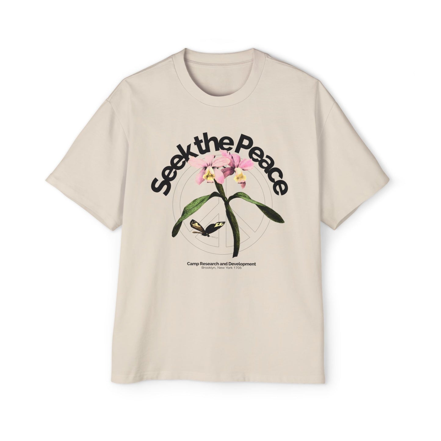 Seek The Peace Oversized Tee