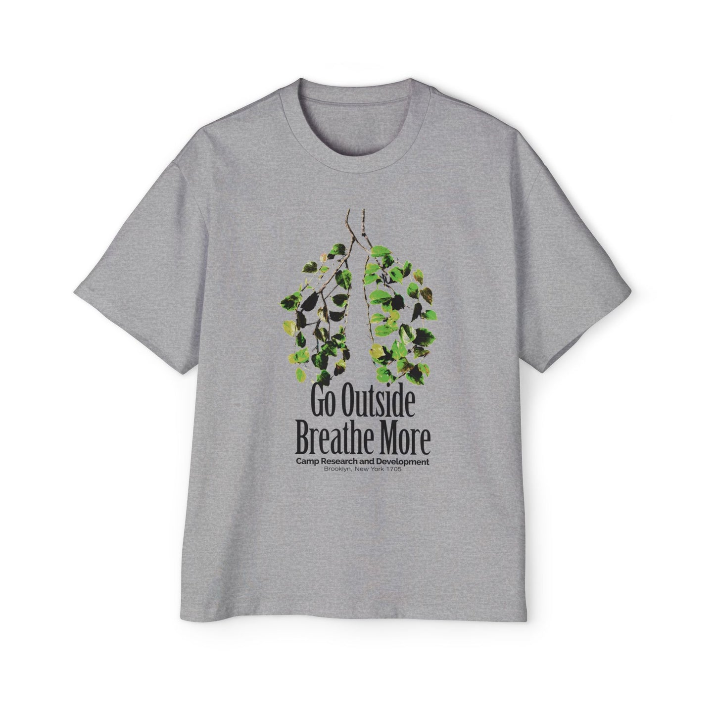 Go Outside Breathe More Oversized Tee