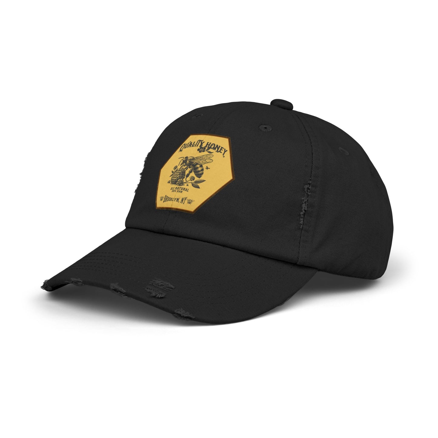 Quality Honey Distressed Cap