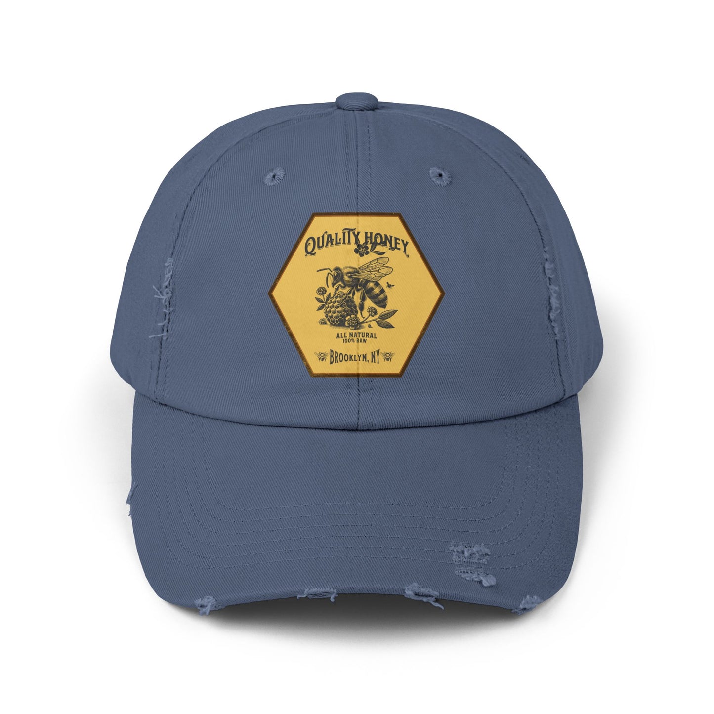 Quality Honey Distressed Cap