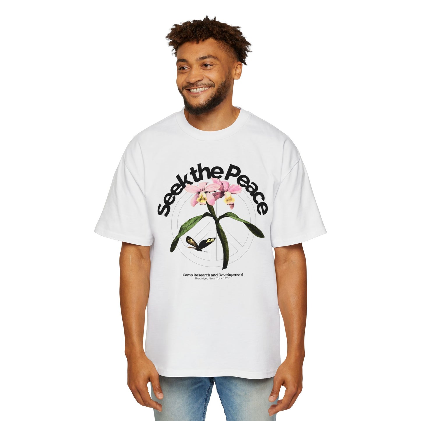 Seek The Peace Oversized Tee
