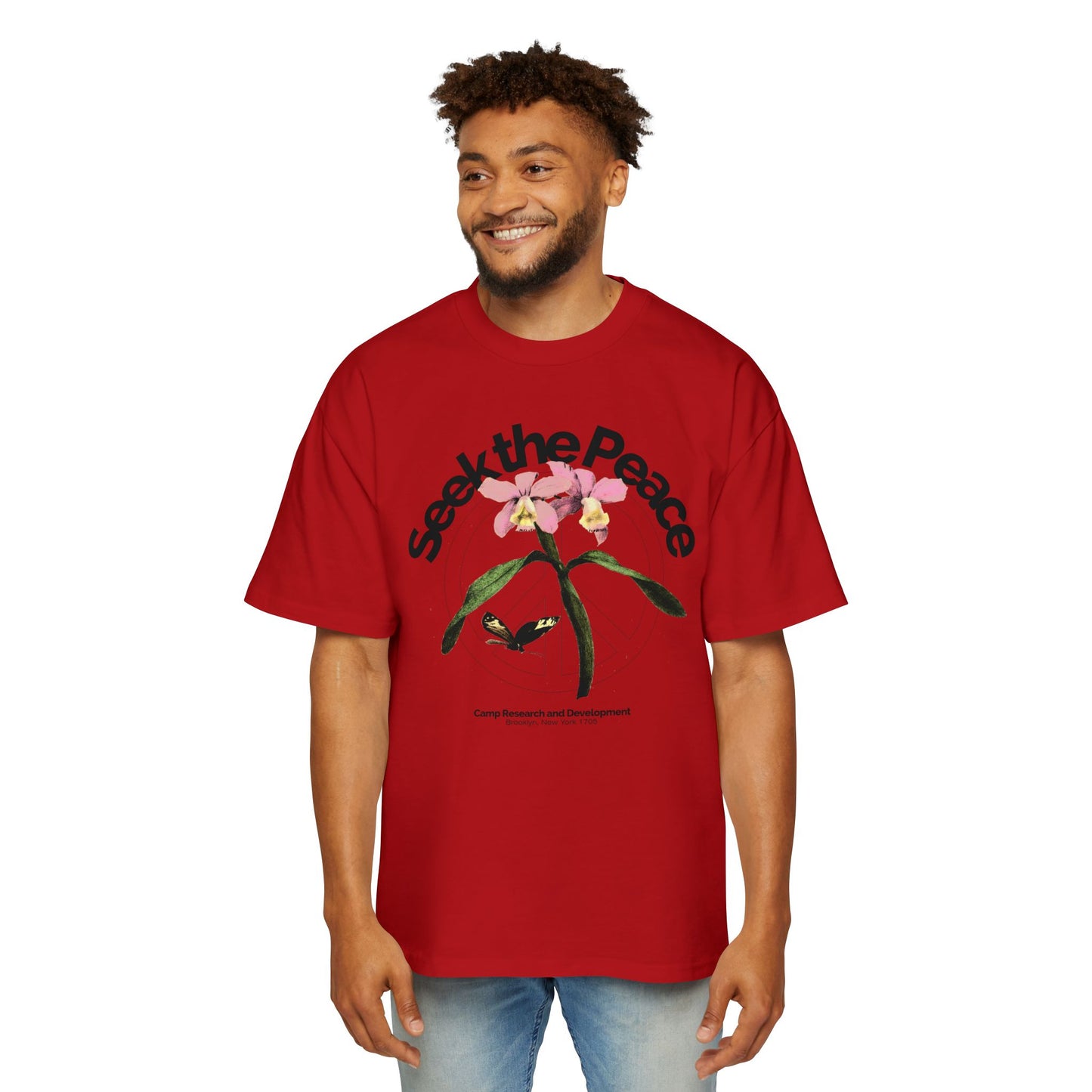 Seek The Peace Oversized Tee