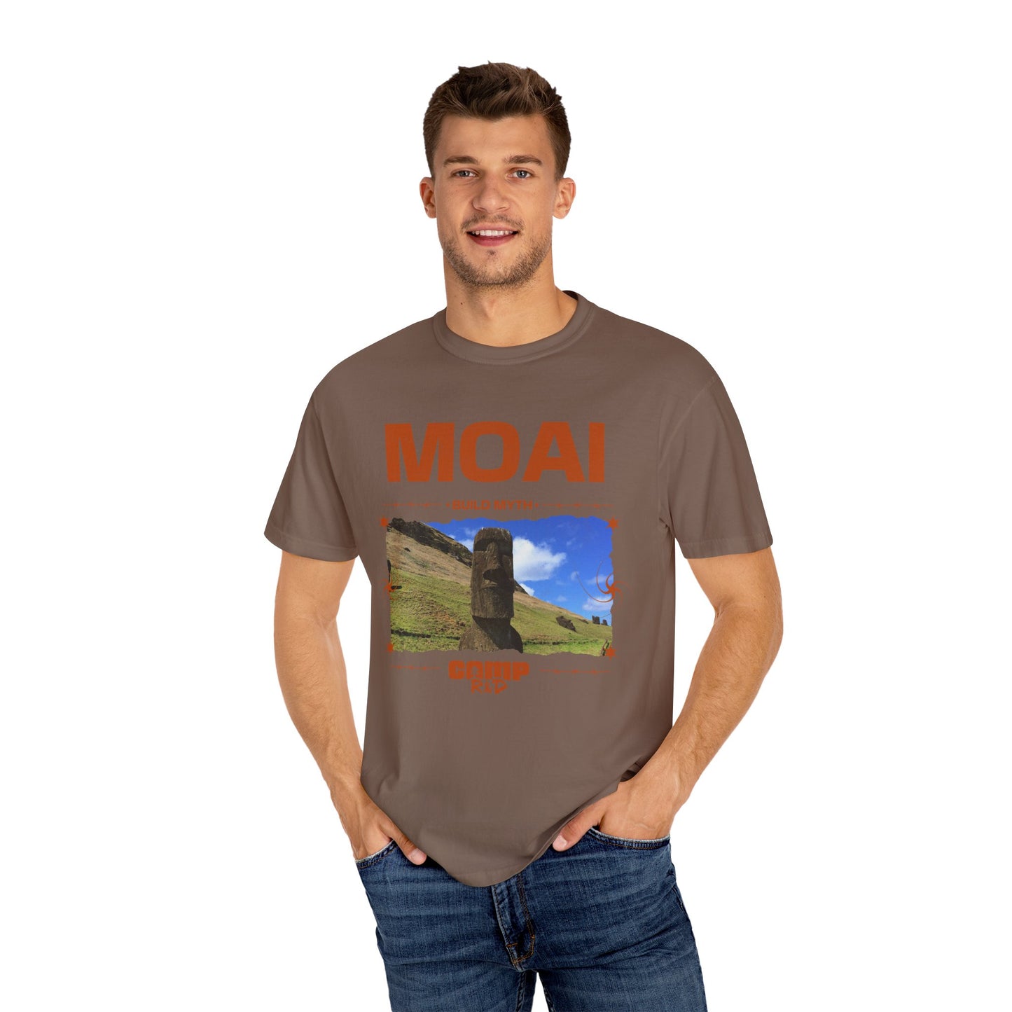 Moai Myth Comfort Color Tee