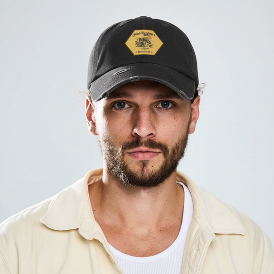 Quality Honey Distressed Cap