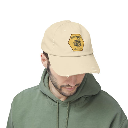 Quality Honey Distressed Cap
