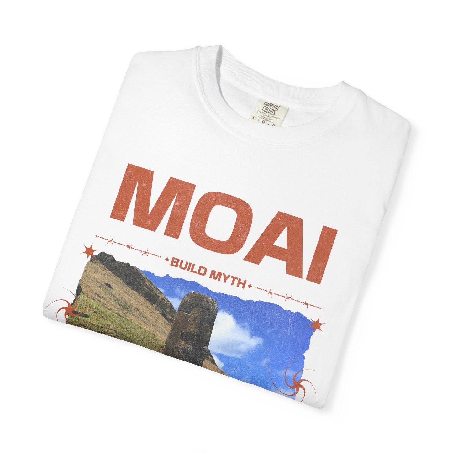 Moai Myth Comfort Color Tee