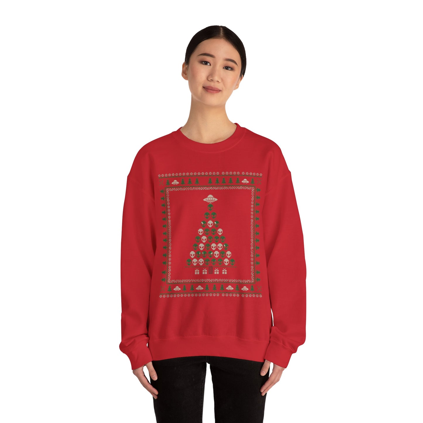 Alien Tree Christmas Sweater