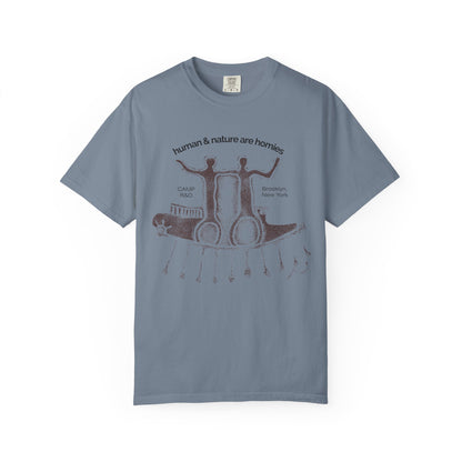 'Human & Nature Are Homies' Comfort Tee
