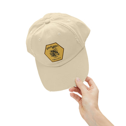 Quality Honey Distressed Cap