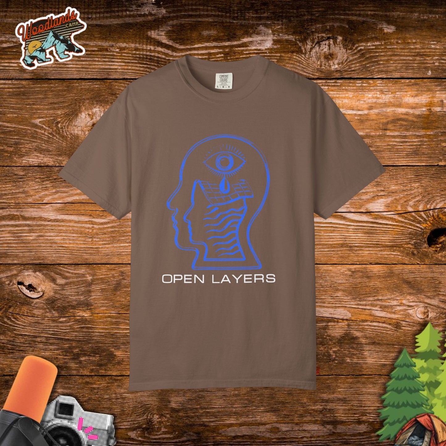 'Open Layers' Comfort Tee
