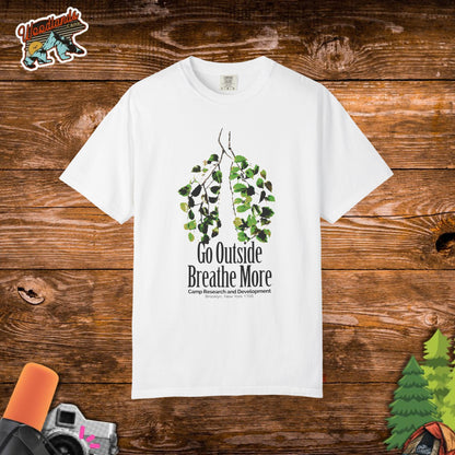 'Go Outside Breathe More' Comfort Tee
