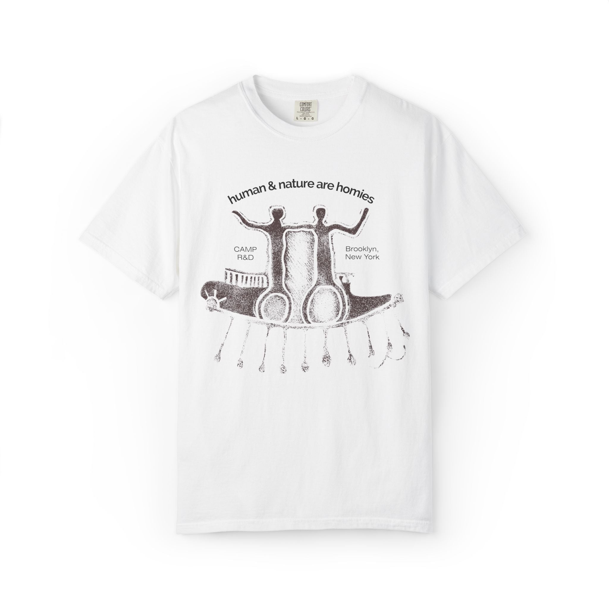 'Human & Nature Are Homies' Comfort Tee