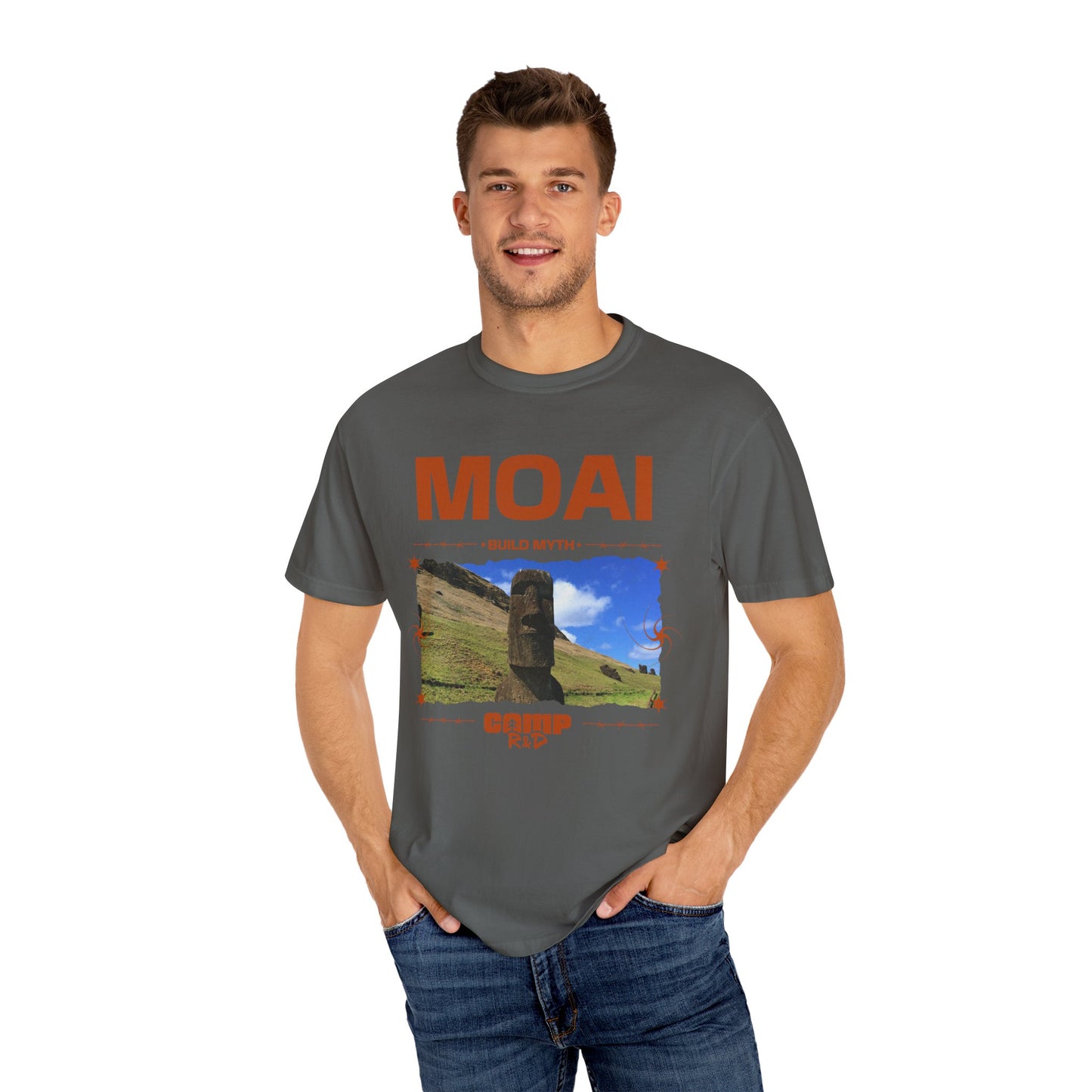 Moai Myth Comfort Color Tee