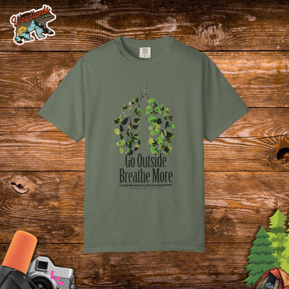 'Go Outside Breathe More' Comfort Tee