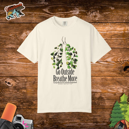 'Go Outside Breathe More' Comfort Tee