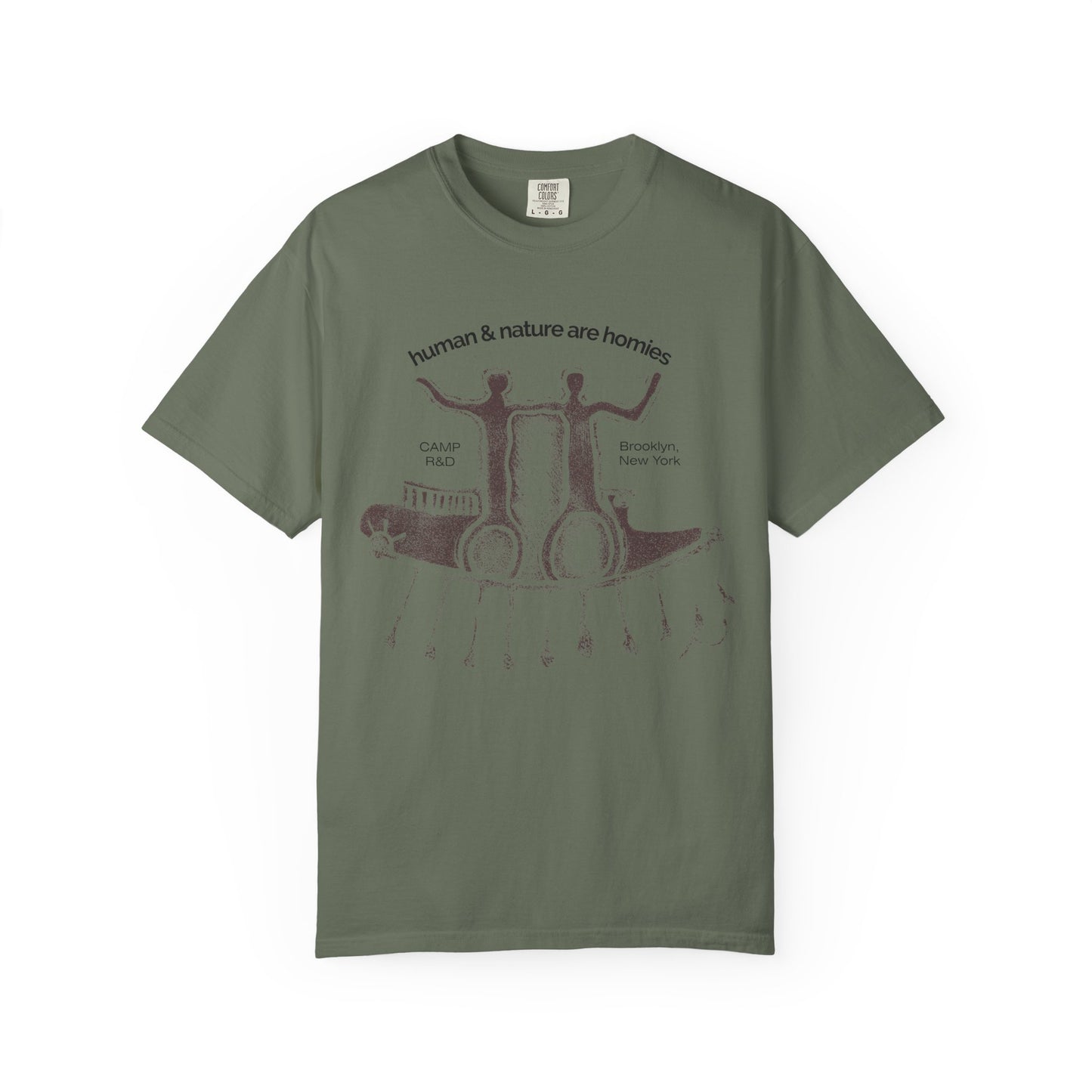 'Human & Nature Are Homies' Comfort Tee