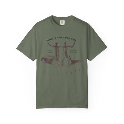 'Human & Nature Are Homies' Comfort Tee
