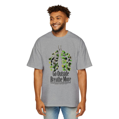 Go Outside Breathe More Oversized Tee