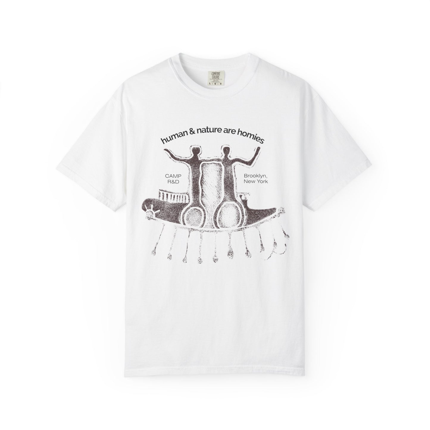 'Human & Nature Are Homies' Comfort Tee