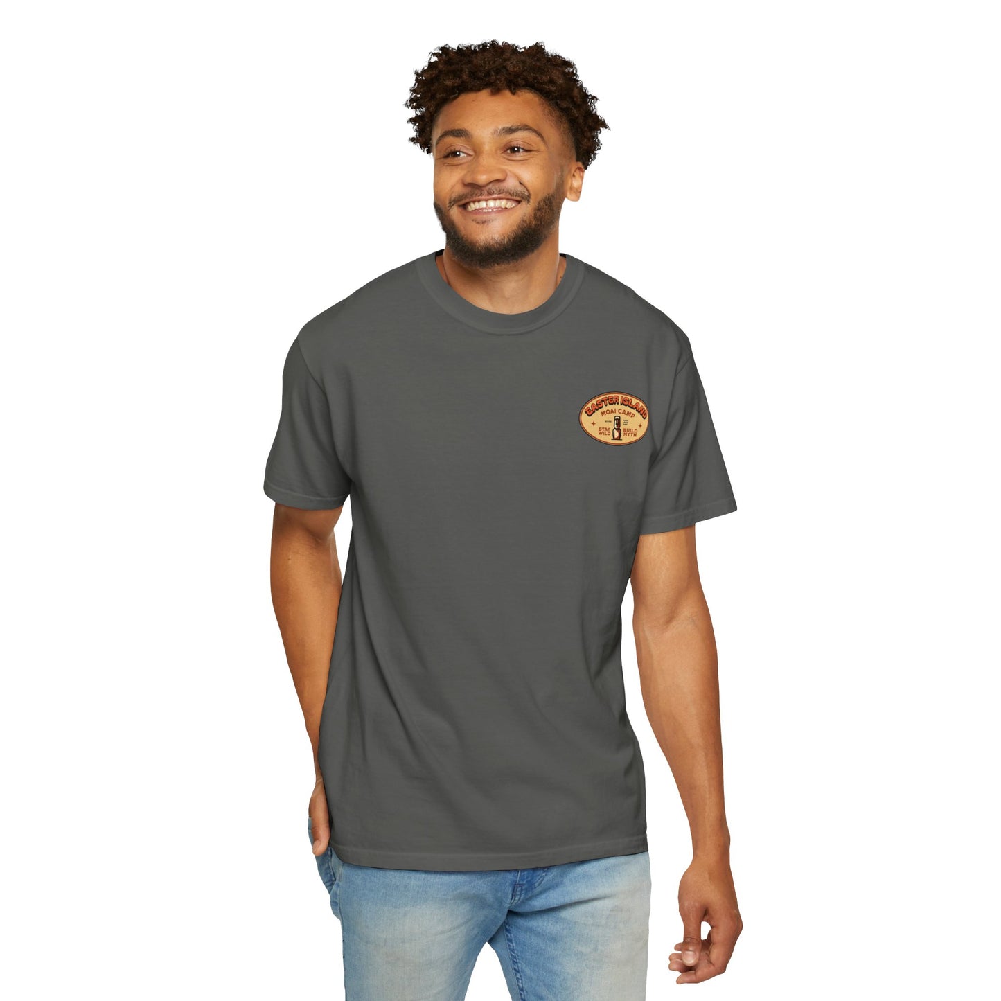 Moai Camp Comfort Color Tee