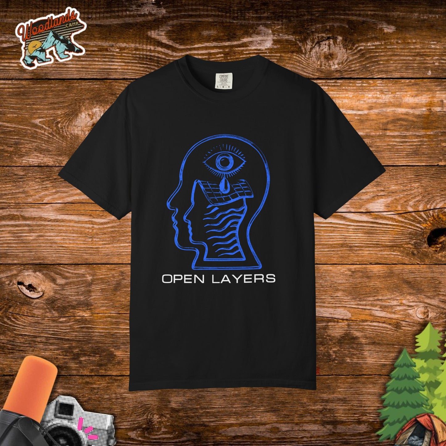 'Open Layers' Comfort Tee