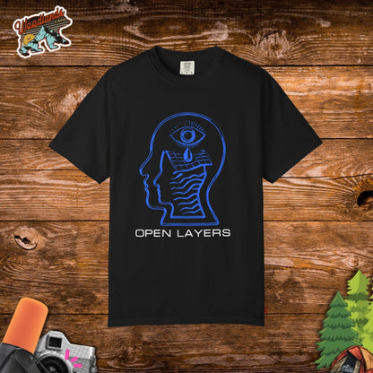 'Open Layers' Comfort Tee