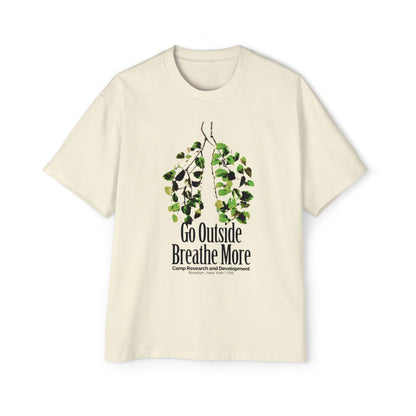 Go Outside Breathe More Oversized Tee