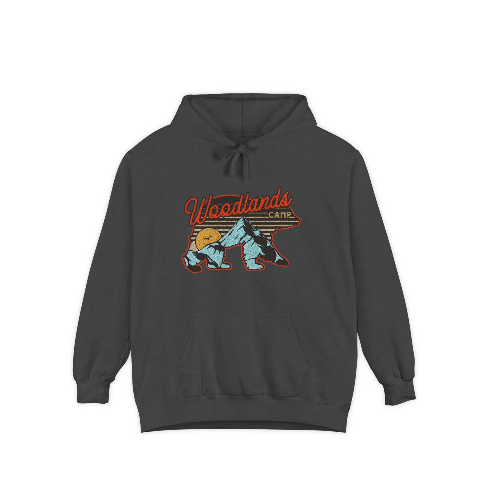 Woodlands Bear Hoodie (Pepper)