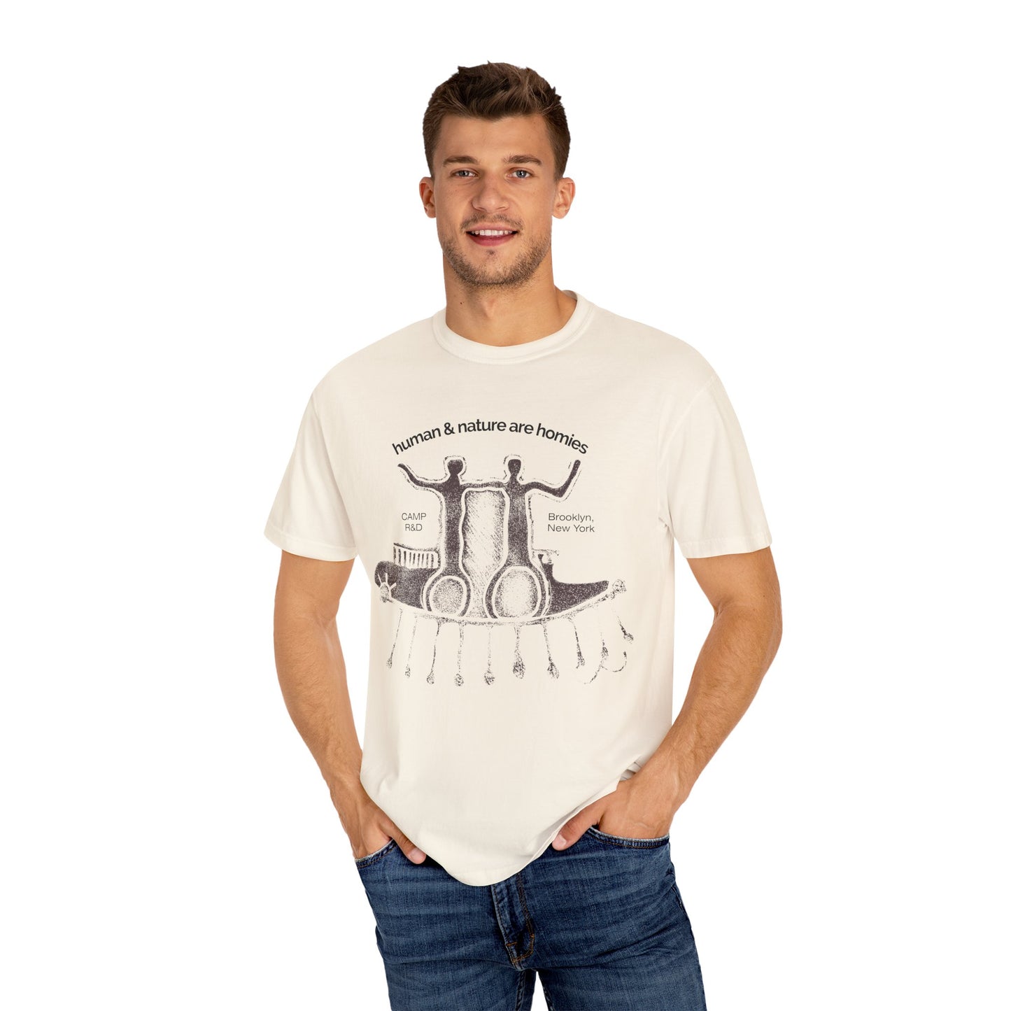 'Human & Nature Are Homies' Comfort Tee