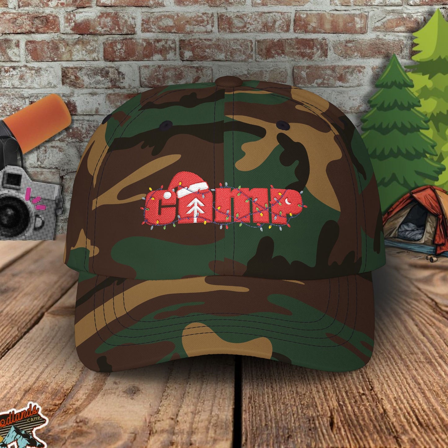 Christmas Camp Dad Cap