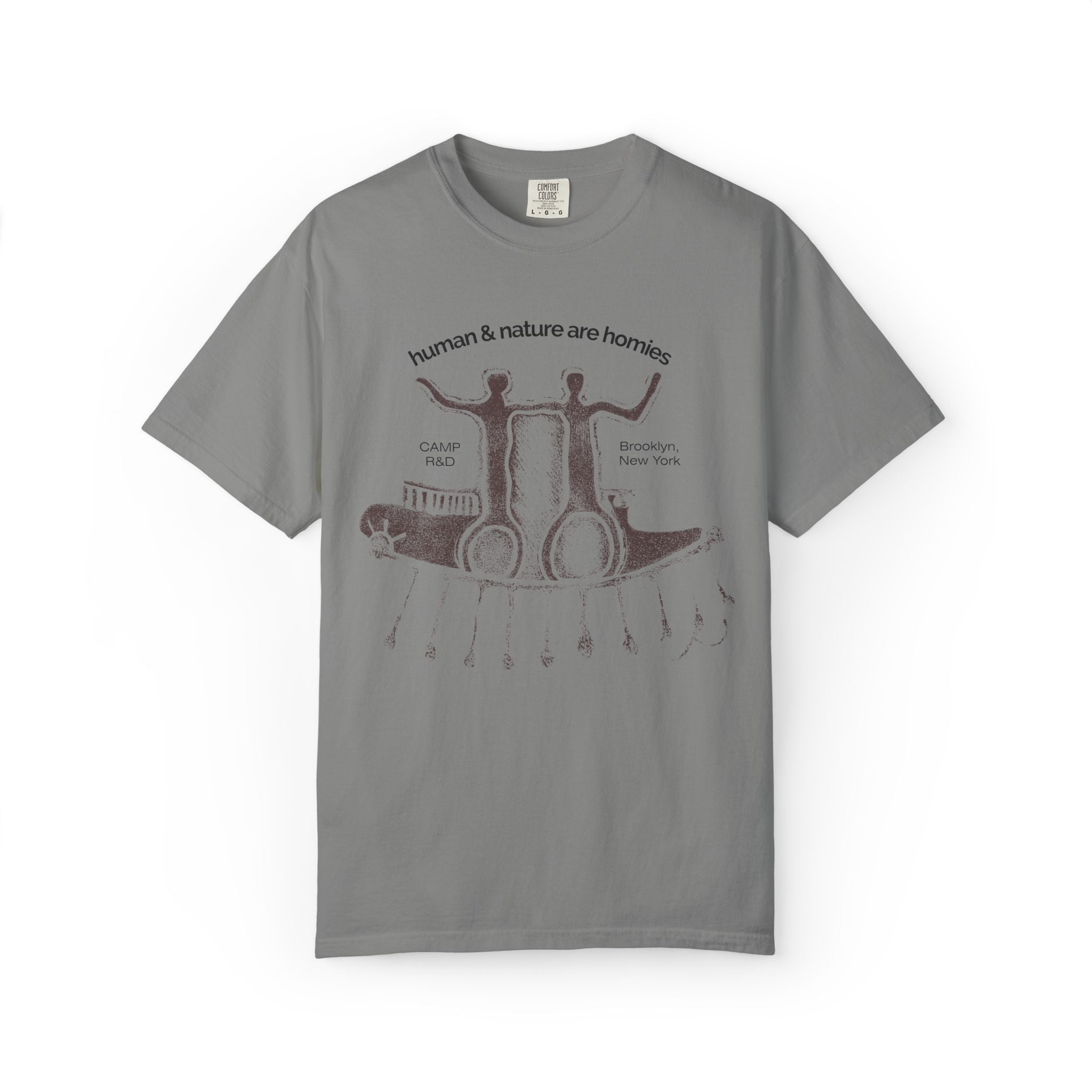 'Human & Nature Are Homies' Comfort Tee