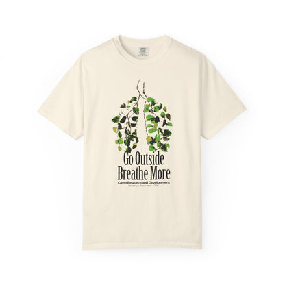 'Go Outside Breathe More' Comfort Tee