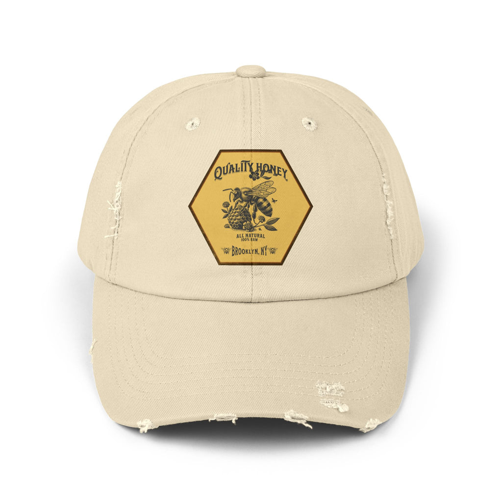 Quality Honey Distressed Cap